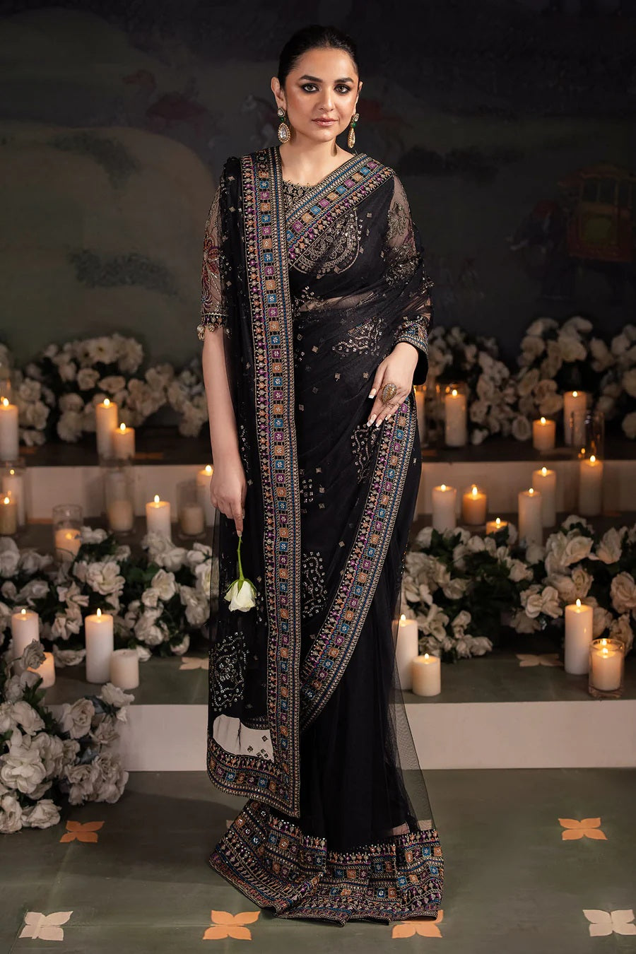 Elegant Black Three Piece Suite